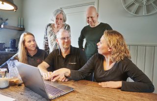 Marlies en Johan Jacobs Langenboom team lange staart